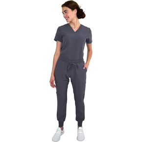 Green Town Women's Tuck-In Top/Jogger Scrub Set Medical Nursing GT 4FLEX Top and Pant in Saudi Arabia