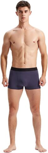 DAIYI Mens Boxer Briefs, Moisture-Wicking Cotton No Fly Underwear,No-Ride-Up boxers for Men Multipack in Kuwait