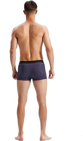 DAIYI Mens Boxer Briefs, Moisture-Wicking Cotton No Fly Underwear,No-Ride-Up boxers for Men Multipack in Kuwait