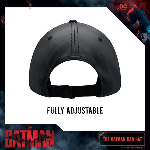 Concept One The Batman Dad Hat, Armor Design Adult Baseball Cap with Flat Brim, Black, One Size in Kuwait