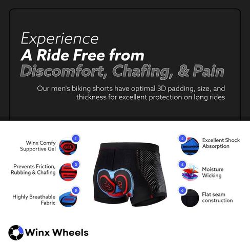 Adapt Ultra Motorcycle Biker Shorts - Moisture Wicking Shorts - Padded Shorts Prevents Rubbing & Chafing - Mens Biker Shorts in Saudi Arabia