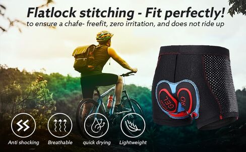Adapt Ultra Motorcycle Biker Shorts - Moisture Wicking Shorts - Padded Shorts Prevents Rubbing & Chafing - Mens Biker Shorts in Saudi Arabia