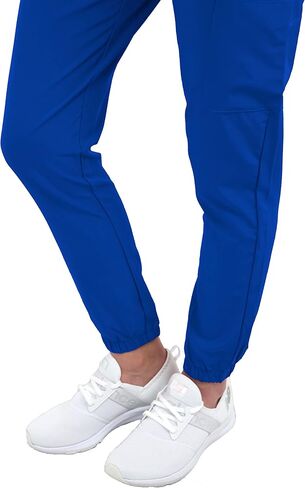 Womens Stretch Knit Panel Top and Jogger Pant Scrub Set Medical Nursing GT 4FLEX in Saudi Arabia