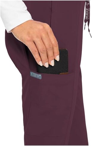 Med Couture Scrub Jogger Pants for Women, Seamed Bottoms with 4 Spacious Pockets MC8721 in Saudi Arabia