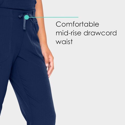 BARCO Skechers Vitality Charge Scrub Pant for Women - Mid-Rise Medical Pant, 4-Way Stretch Women's Scrub Pant in Saudi Arabia