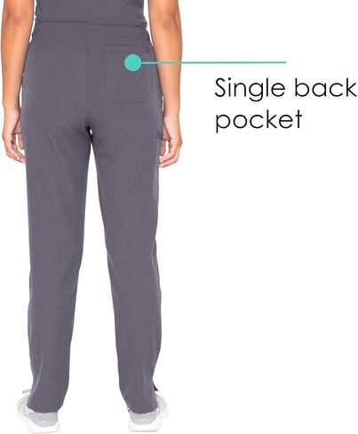 BARCO Skechers Vitality Charge Scrub Pant for Women - Mid-Rise Medical Pant, 4-Way Stretch Women's Scrub Pant in Saudi Arabia