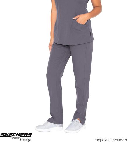 BARCO Skechers Vitality Charge Scrub Pant for Women - Mid-Rise Medical Pant, 4-Way Stretch Women's Scrub Pant in Saudi Arabia