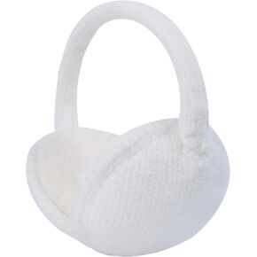 ZLYC Womens Girls Winter Warm Adjustable Knitted Ear Warmers Foldable Earmuffs