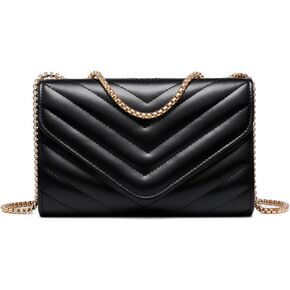 Dasein Women Small Quilted Crossbody Bags Stylish Designer Evening Bag Clutch Purses and Handbags with Chain Shoulder Strap in Saudi Arabia
