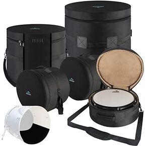 EASTROCK 5-Piece Drum Bag Set for 12" Tom, 13" Tom, 14" Snare, 16" Floor Tom, 22" Bass Drum, Drum Cases (5 Pieces) in Saudi Arabia