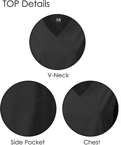 Dagacci Medical Uniform Women's 4-Way Stretch Fitted Y Neck Natural Scrub Set in Kuwait