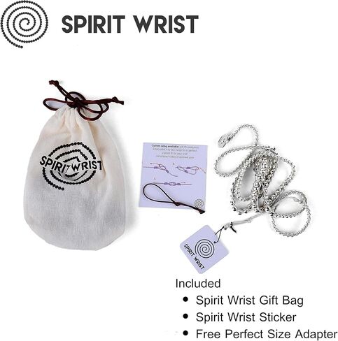 سوار فضي من الزنك + رمادي - سوار معصم سبيريت سيمون بوهو ملفوف in Kuwait