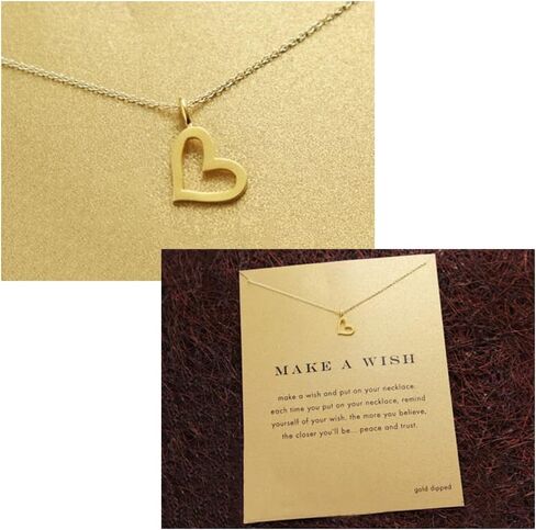 LANG XUAN Friendship Anchor Compass Necklace Good Luck Elephant Pendant Chain Necklace with Message Card Gift Card in Kuwait