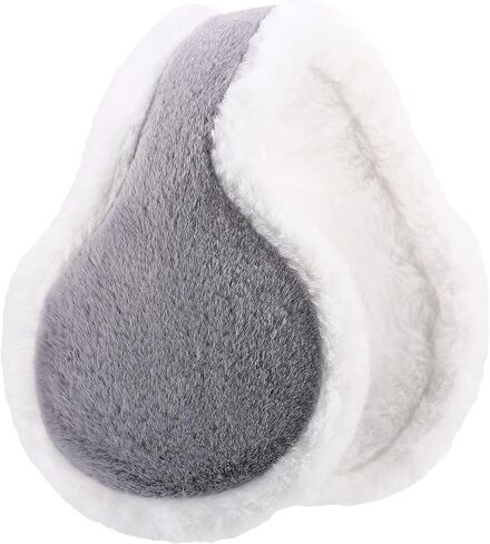 TOPZGLEEY Winter Earmuffs For Women Girls, Faux Soft&Warm Earmuffs Cute Foldable Ear Warmers Ear Covers for Cold Weather in Kuwait