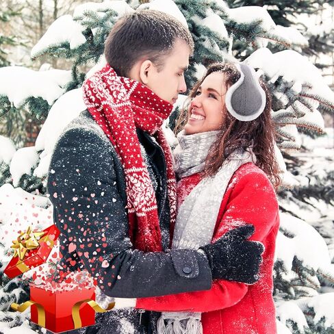 TOPZGLEEY Winter Earmuffs For Women Girls, Faux Soft&Warm Earmuffs Cute Foldable Ear Warmers Ear Covers for Cold Weather in Kuwait