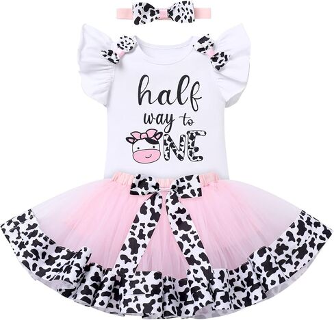 IDOPIP الخنفساء البقرة النحل 1st عيد ميلاد الزي للطفل الفتيات رفرفة الأكمام رومبير توتو تنورة عقال Bowknot فستان زي in Kuwait