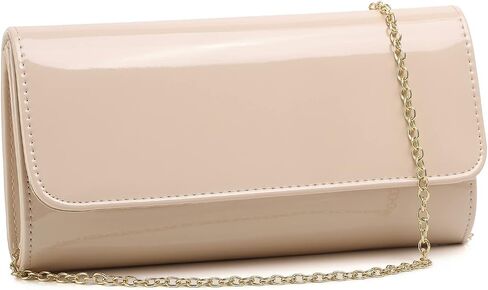 Patent Leather Envelope Clutch Womens Evening Handbag Stylish Shoulder Bag Purse for Christmas Wedding Party Prom in Saudi Arabia