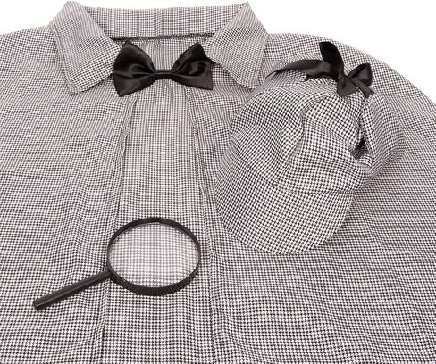 Tigerdoe – Detective Costume Adults – 3 Pc Set – Detective Hat with Cape and Magnifying Glass – Spy Costume Accessories set in Saudi Arabia