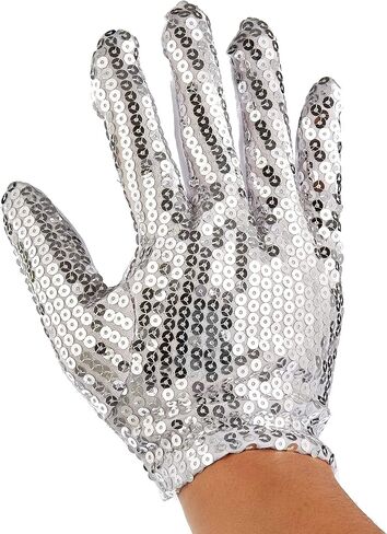 Pop Star Halloween Costume Accessory Kit with Sequin Glove, Fedora Hat, Aviator Sunglasses, Headset Microphone Prop 80s/90s Pop Singer, MJ Dance Cosplay Set, Dress Up, Roleplay, and Photo Booth Prop in Saudi Arabia