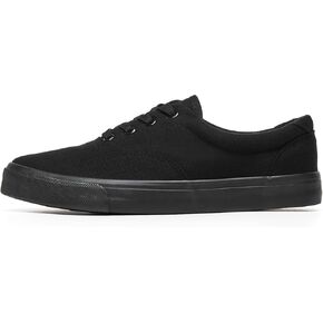 yageyan Men’s Low Top Canvas Walking Shoes Lace-up Fashion Sneakers Casual
