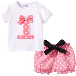 Mud Kingdom Little Girls Birthday Clothes Sets for Gifts Outfits