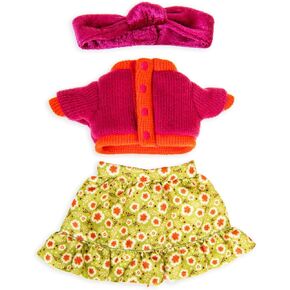 Disney nuiMOs Outfit – Color Blocked Sweater and Floral Skirt with Matching Headband in Saudi Arabia