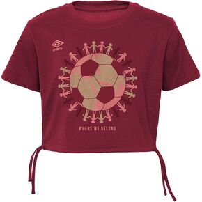 Umbro Girls Cinched Bottom Tee