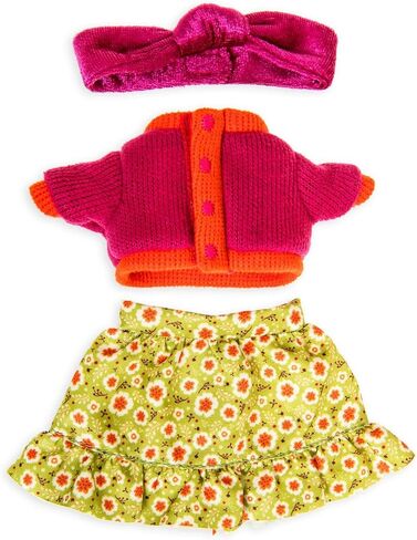 Disney nuiMOs Outfit – Color Blocked Sweater and Floral Skirt with Matching Headband in Saudi Arabia