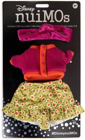 Disney nuiMOs Outfit – Color Blocked Sweater and Floral Skirt with Matching Headband in Saudi Arabia