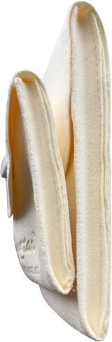 Pack of 2 PCS Suede Leather Jewelry Pouch with Snap Button (Black) in Kuwait