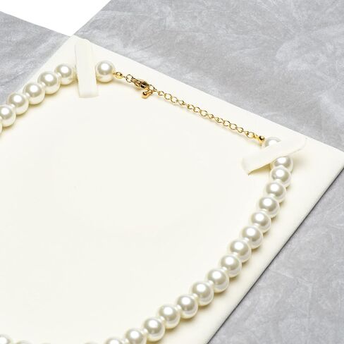 Large Velvet Travel Jewelry Organizer Pearl Necklace Storage Carrying Case Jewelry Display Case Necklace Folder (Dark Blue) in Kuwait