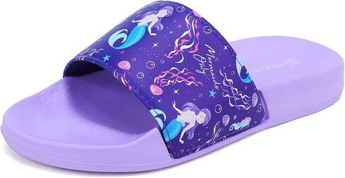 WateLves Girls & Boys Slide Sandals Kids Summer Slippers Slip On for Outdoor Beach Pool Shower (Little Kid/Big Kid) in Saudi Arabia