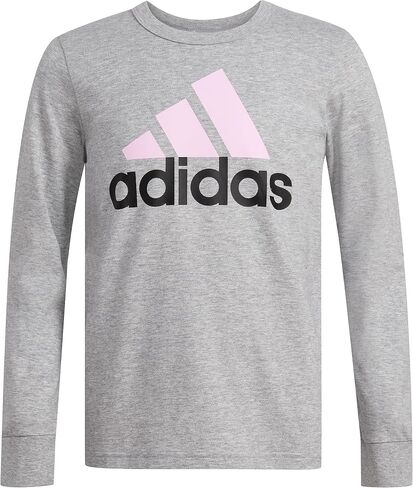 adidas Girls' Long Sleeve Regular Fit Tee in Saudi Arabia