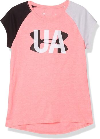 تي شيرت بناتي بشعار UA SHEER LOGO SS من Under Armour in Saudi Arabia