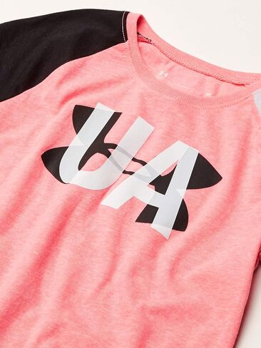 تي شيرت بناتي بشعار UA SHEER LOGO SS من Under Armour in Saudi Arabia