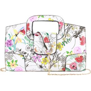 ZLMBAGUS Women Vintage Flap Tote Top Handle Satchel Handbags PU Leather Clutch Purse Shoulder Bag in Kuwait