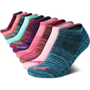 Avia Girls' Socks - 10 Pack Athletic Low Cut No Show Cushioned Liners in Saudi Arabia