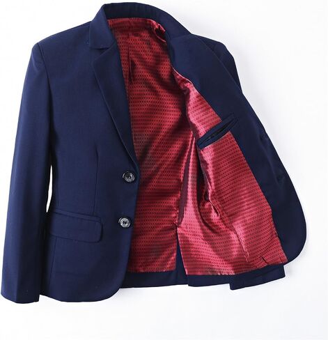 Boy's Tuxedos Toddler Formal Suits Set Kids Blue Black Slim Fit Suit for Weddings in Saudi Arabia