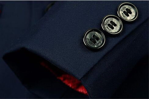Boy's Tuxedos Toddler Formal Suits Set Kids Blue Black Slim Fit Suit for Weddings in Saudi Arabia