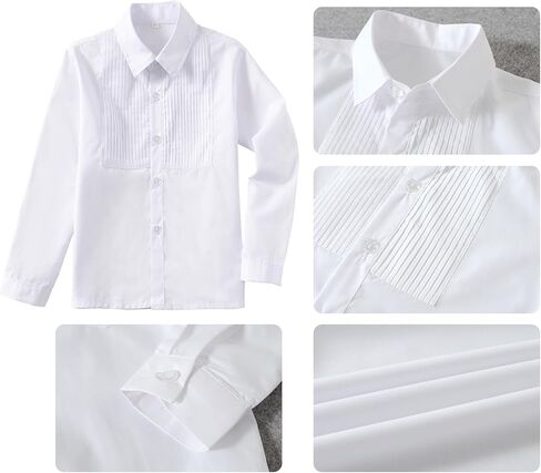 Boys Suits Slim Fit 4 Piece Formal Dresswear Suit for Kids Tuxedo Wedding Set Toddler Boy Dress with Vest Shirt Pants and Tie in Kuwait