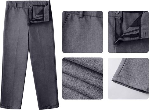 Boys Suits Slim Fit 4 Piece Formal Dresswear Suit for Kids Tuxedo Wedding Set Toddler Boy Dress with Vest Shirt Pants and Tie in Kuwait