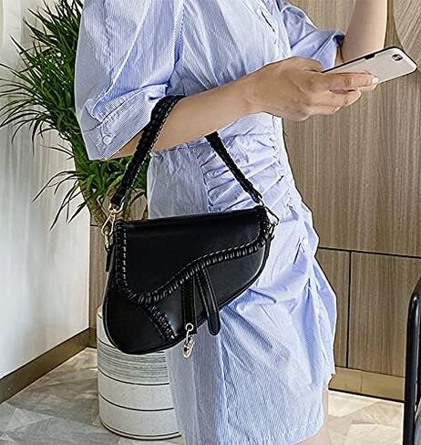 PURFANREE المرأة العصرية السرج حقيبة كتف مخلب محفظة تحت الإبط حقيبة يد حقيبة يد حقيبة كروسبودي in Kuwait
