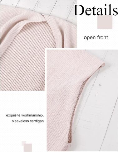 ZXZY Women Casual Sleeveless Open Front Tunic Vest Long Cardigan Tops Coat in Kuwait