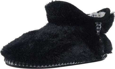 Dearfoams Unisex-Child Charlotte faux faux fur Bootie Slipper in Kuwait