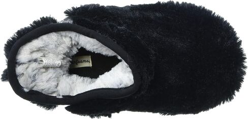 Dearfoams Unisex-Child Charlotte faux faux fur Bootie Slipper in Kuwait