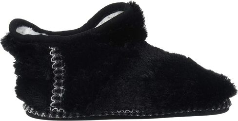Dearfoams Unisex-Child Charlotte faux faux fur Bootie Slipper in Kuwait