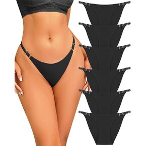 ملابس داخلية نسائية من ROSYCORAL بدون خياطة ملابس داخلية قابلة للتعديل لا تظهر محب بيكيني سراويل داخلية مثيرة صفيق 6 عبوات S-XL in Kuwait