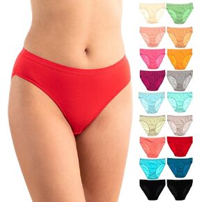 بيكيني نسائي من Alyce Intimates مكون من 18 قطعة، 100% قطن، مطبوعات متنوعة in Kuwait