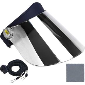 Sun Visor Hat Cap UV Protection - Premium Adjustable Solar Headband Face Shield in Kuwait