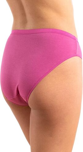 Alyce Intimates Women's 18 Pack, 100% Cotton Bikini, Assorted Prints in Saudi Arabia
